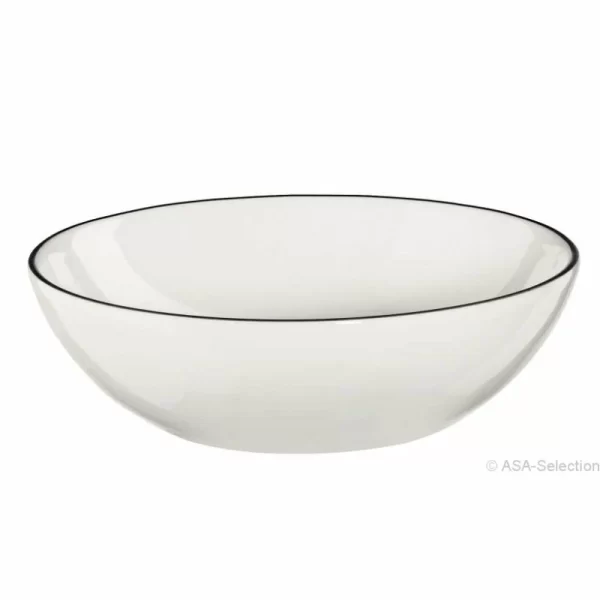Brandneu 🔥 Asa Selection Germany Asa Selection à Table Ligne Noire Salatschale Ø 15,5 Cm 🔔 1