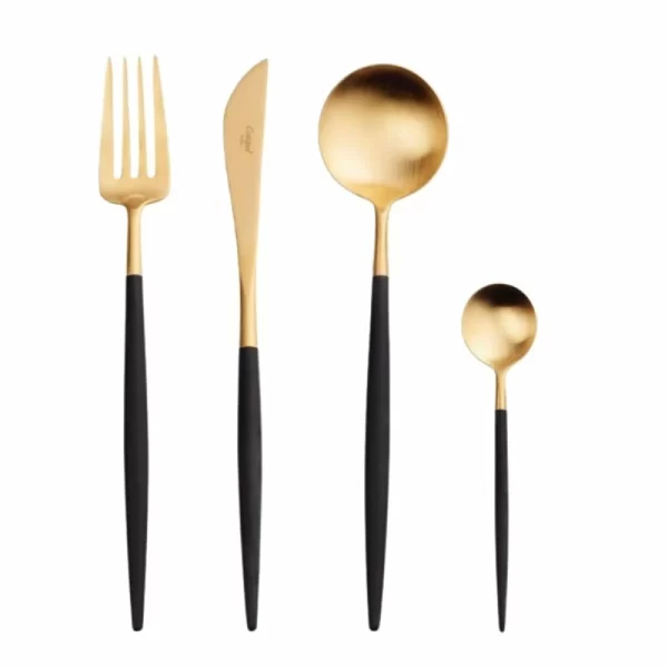 Brandneu 😍 Asa Selection Germany Asa Selection Besteck Cutipol Goa Schwarz/gold ✨ 1
