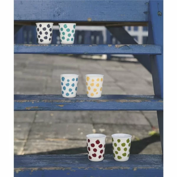 Brandneu 💯 Asa Selection Germany Asa Selection COPPETTA Espresso Cup | Punkte Grün 🥰 3