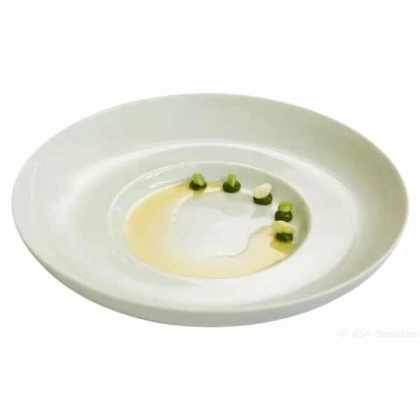Budget 👏 Asa Selection Germany Asa Selection KOLIBRI Weiß Coupe Gourmetteller Ø 24 Cm 🌟 1