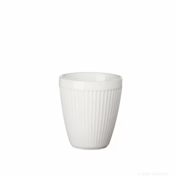 Bestpreis 🌟 Asa Selection Germany Asa Selection Thermo Cappuccino Cup Striped Aus Porzellan 0.2 L 🛒 1