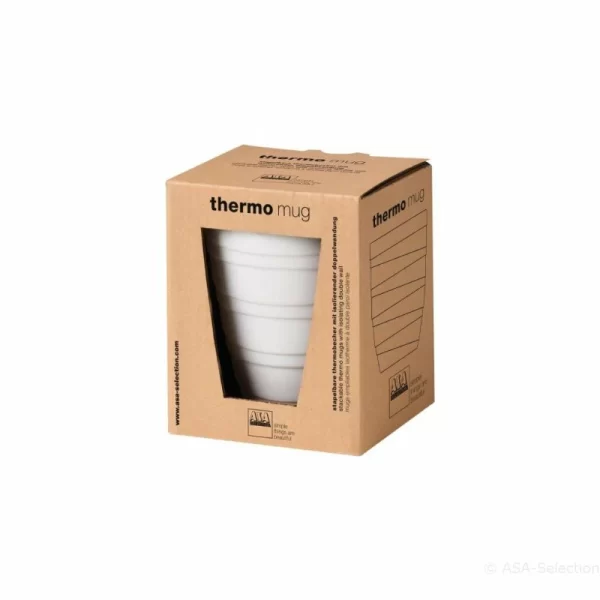Bestpreis 😍 Asa Selection Germany Asa Selection Thermo Cappuccino Cup Twisted Aus Porzellan 0.2 L 💯 3