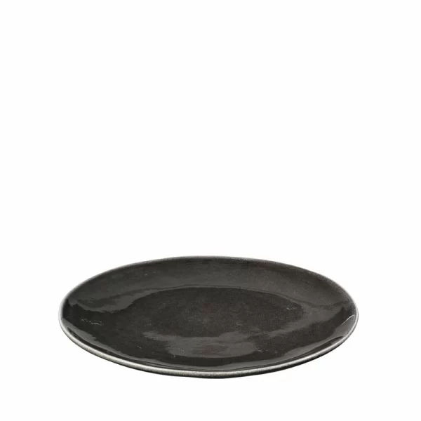 Bester Verkauf 💯 Broste Copenhagen Nordic Coal Speiseteller Aus Steingut | Ø 26 Cm | 4 Stk. 😍 1