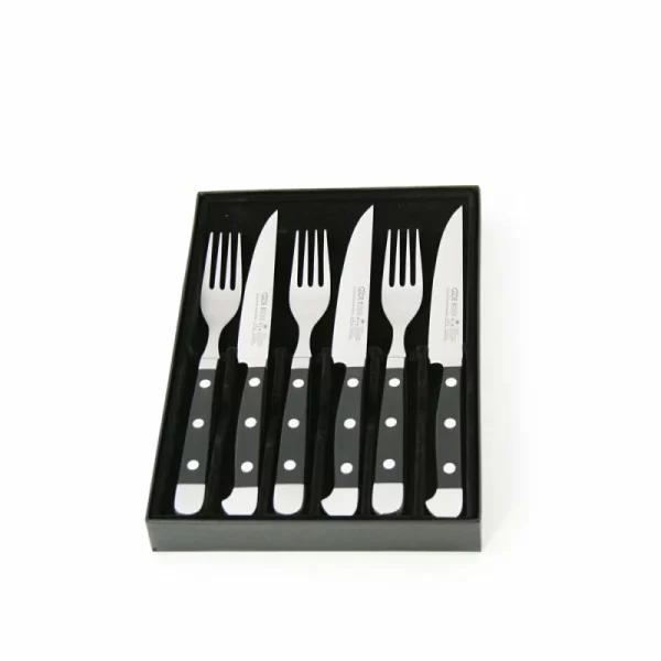 Budget 🎁 Güde ALPHA Steakbesteck Geschenk-Set, 6 Tlg. ⭐ 1