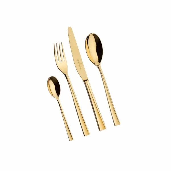Schlussverkauf 🛒 Picard & Wielpütz Besteck Monterey Gold | 4 Tlg. Set 🥰 1