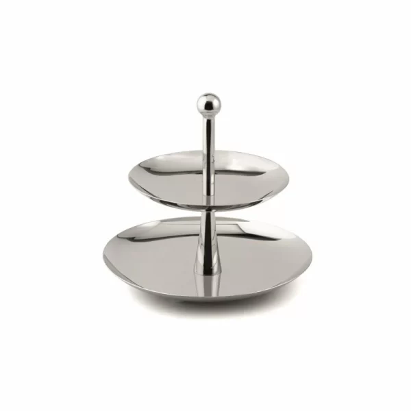 Bestpreis ⭐ Weis Etagere 2-stufig Aus Edelstahl ❤️ 1